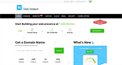 Desktop Screenshot of hrishiinfotech.com